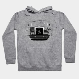 Atkinson Borderer classic 1970s heavy lorry monochrome Hoodie